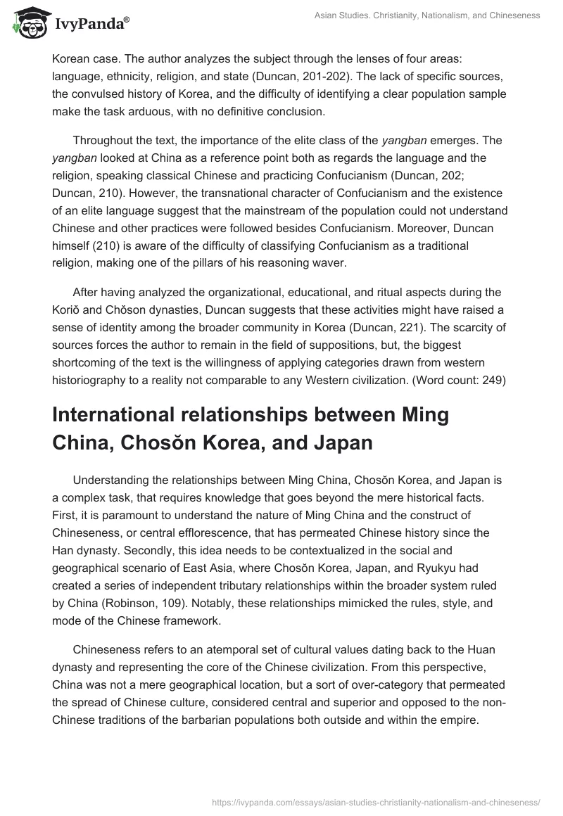 Asian Studies. Christianity, Nationalism, and Chineseness. Page 2