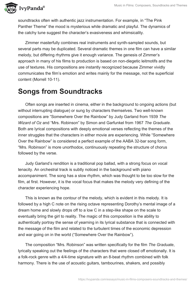 Music in Films: Composers, Soundtracks and Themes. Page 2