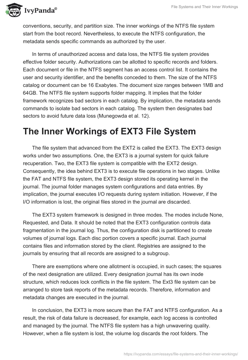 File Systems and Their Inner Workings. Page 2