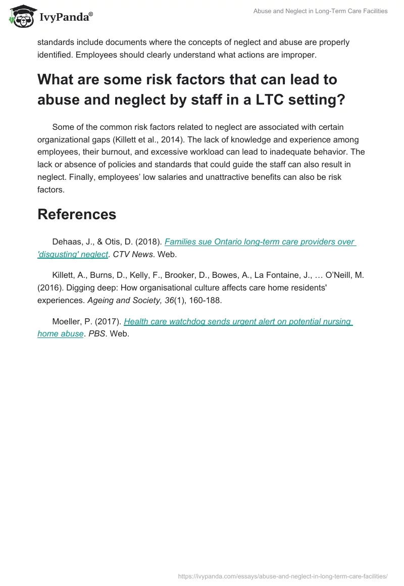 Abuse and Neglect in Long-Term Care Facilities. Page 2