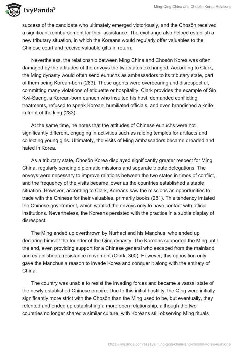 Ming-Qing China and Chosŏn Korea Relations. Page 3