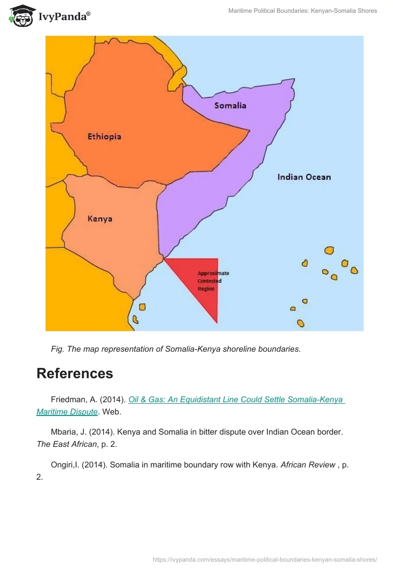 Maritime Political Boundaries: Kenyan-Somalia Shores. Page 3