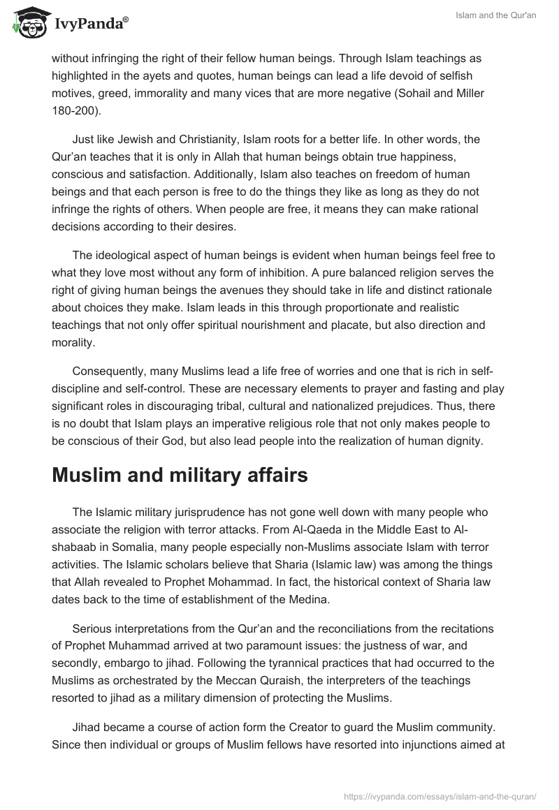 Islam and the Qur'an. Page 5