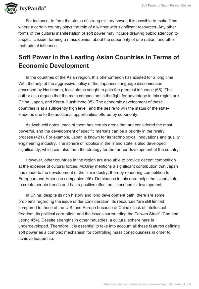 Soft Power of South Korean Culture. Page 3