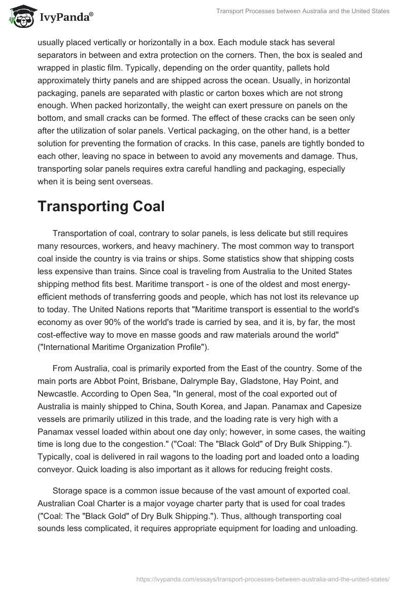 Transport Processes between Australia and the United States. Page 3