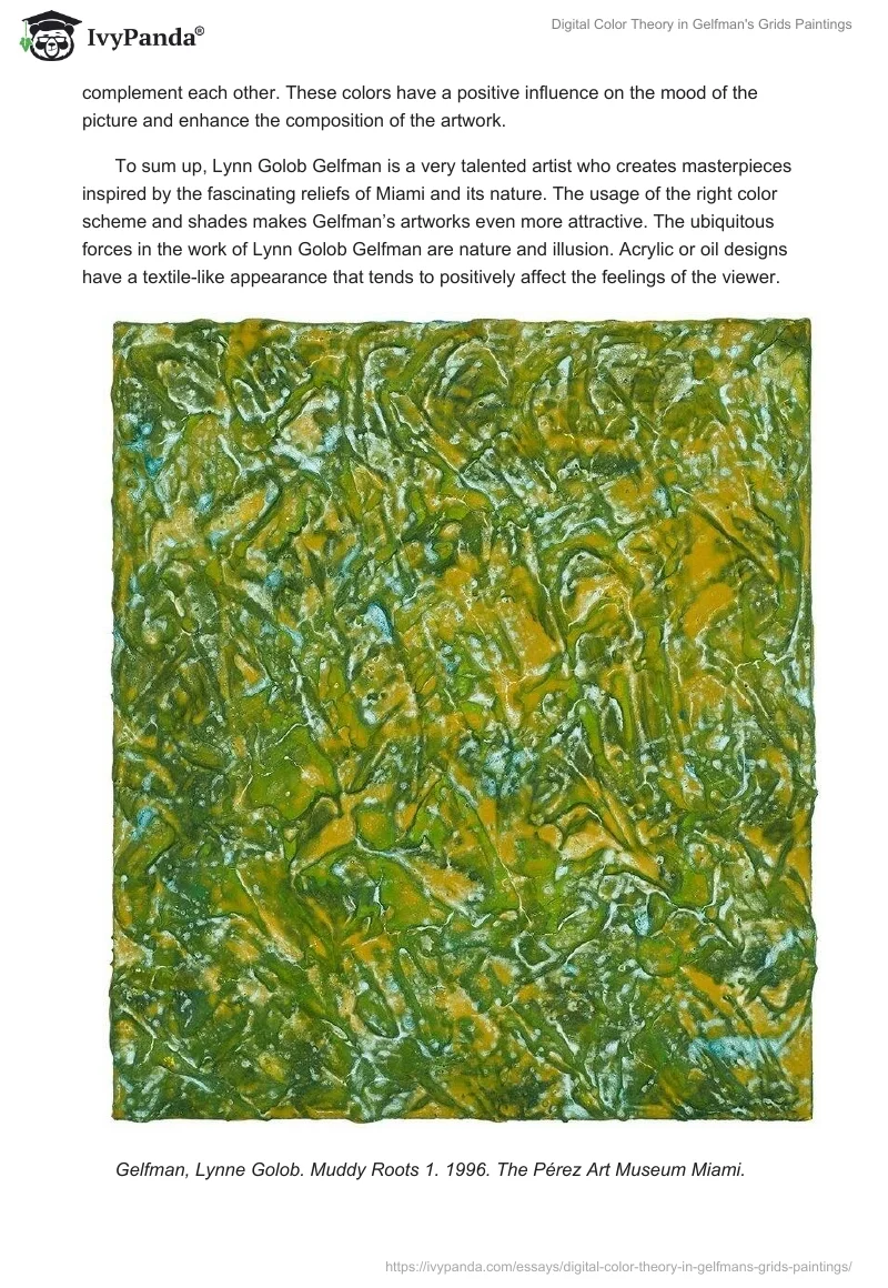 Digital Color Theory in Gelfman's "Grids" Paintings. Page 3