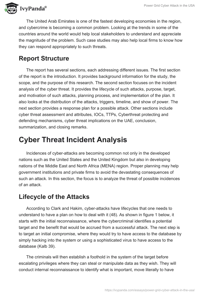 Power Grid Cyber Attack in the USA. Page 2