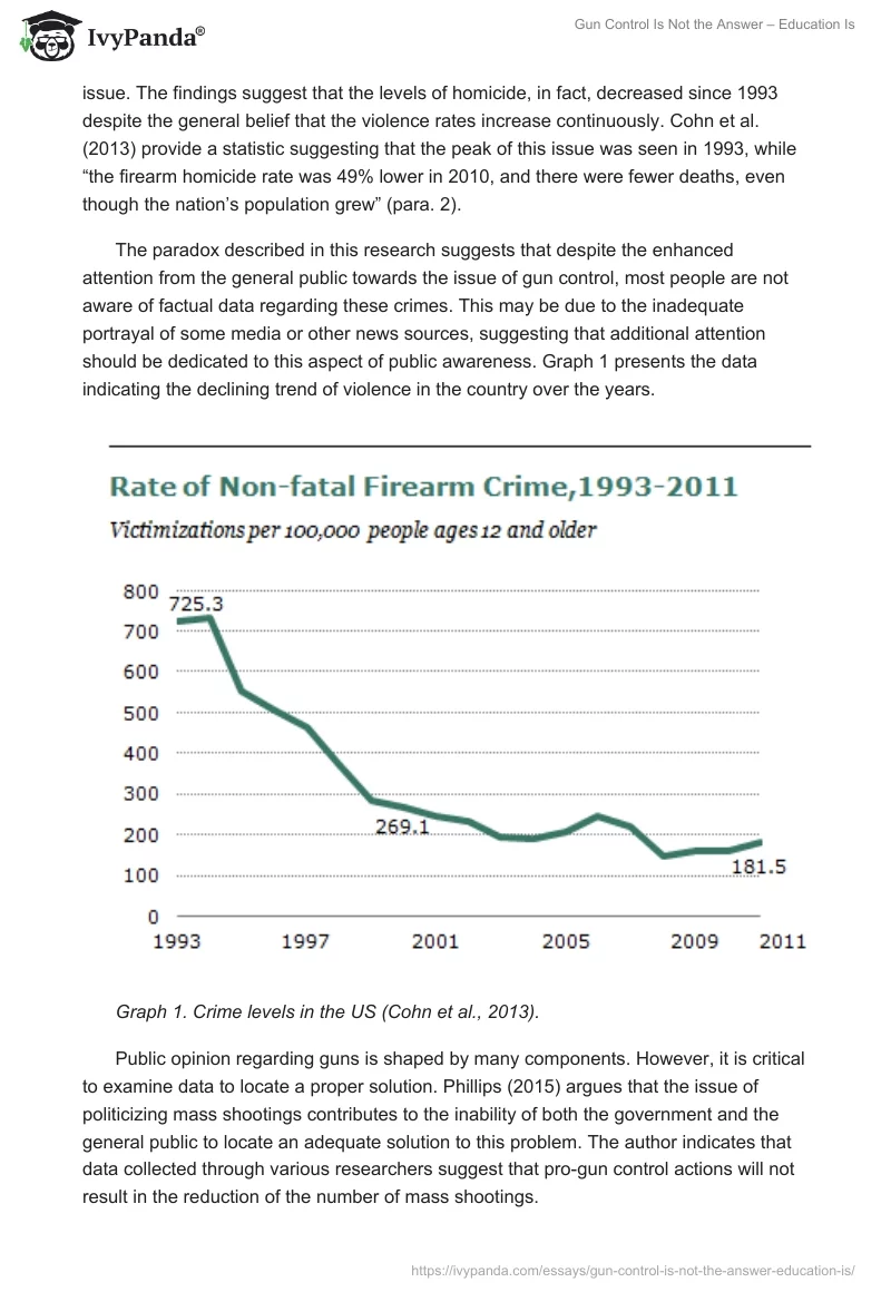 Gun Control Is Not the Answer – Education Is. Page 2