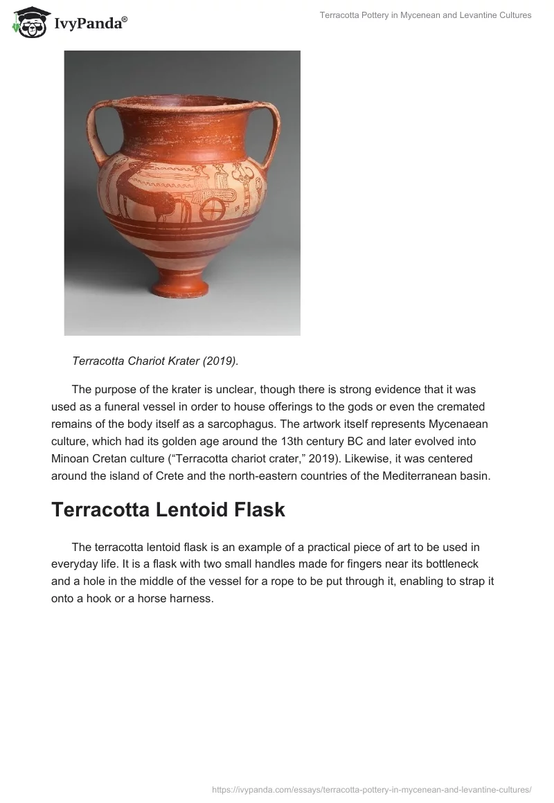 Terracotta Pottery in Mycenean and Levantine Cultures. Page 2