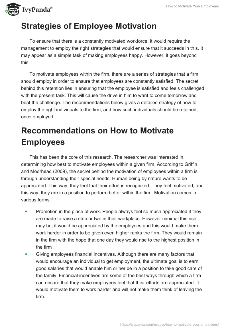 How to Motivate Your Employees. Page 4