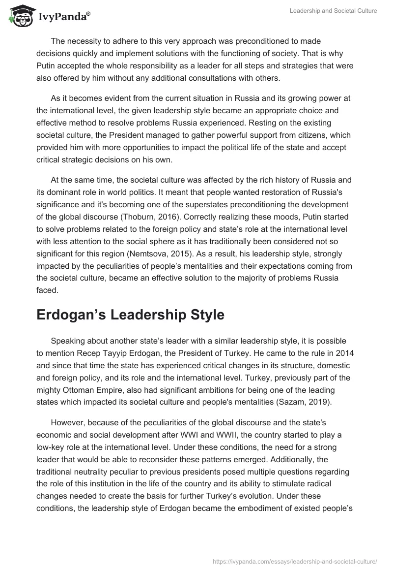 Leadership and Societal Culture. Page 5