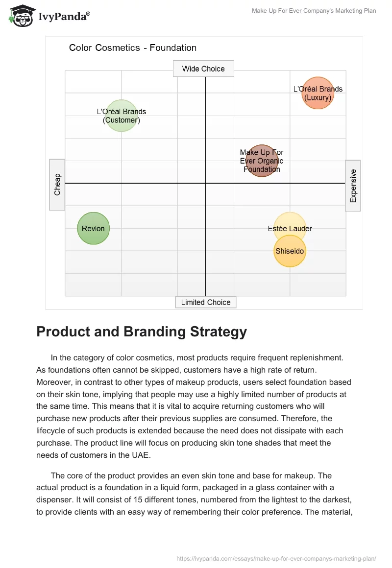 Make Up For Ever Company's Marketing Plan. Page 5