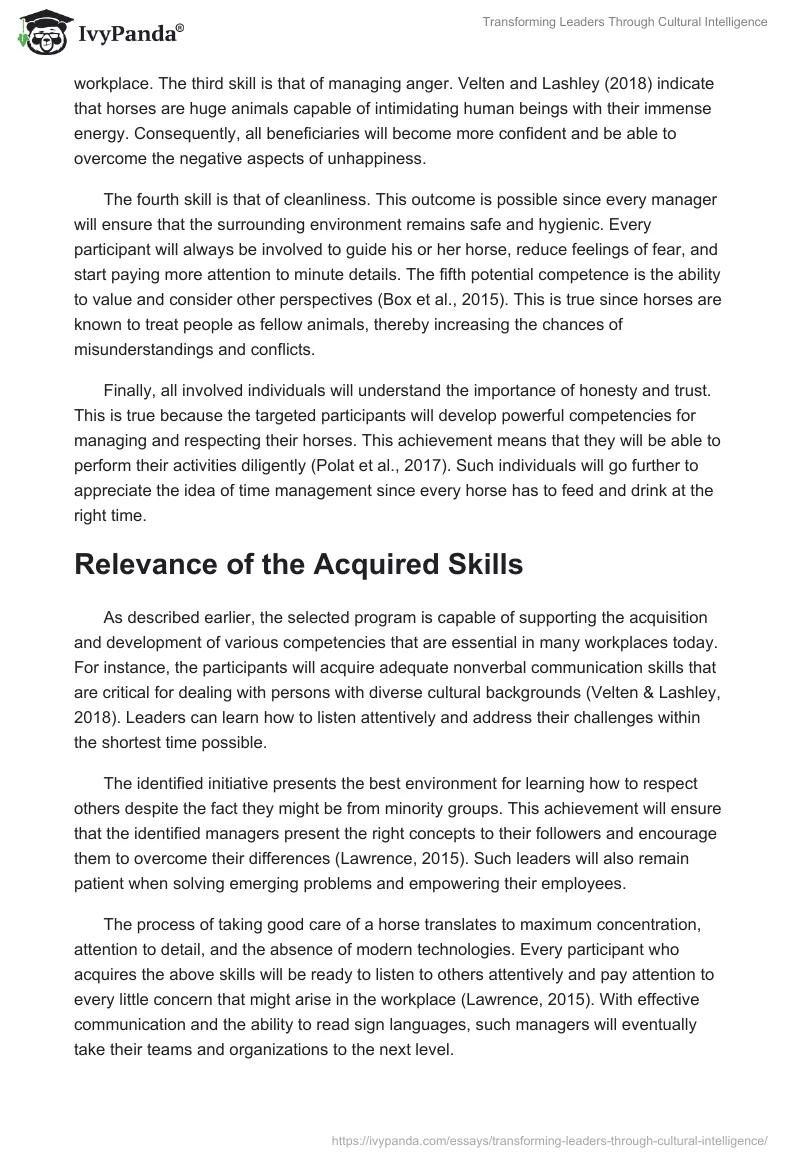Transforming Leaders Through Cultural Intelligence. Page 3