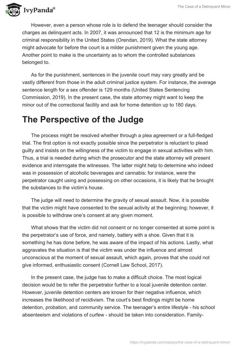 The Case of a Delinquent Minor. Page 2