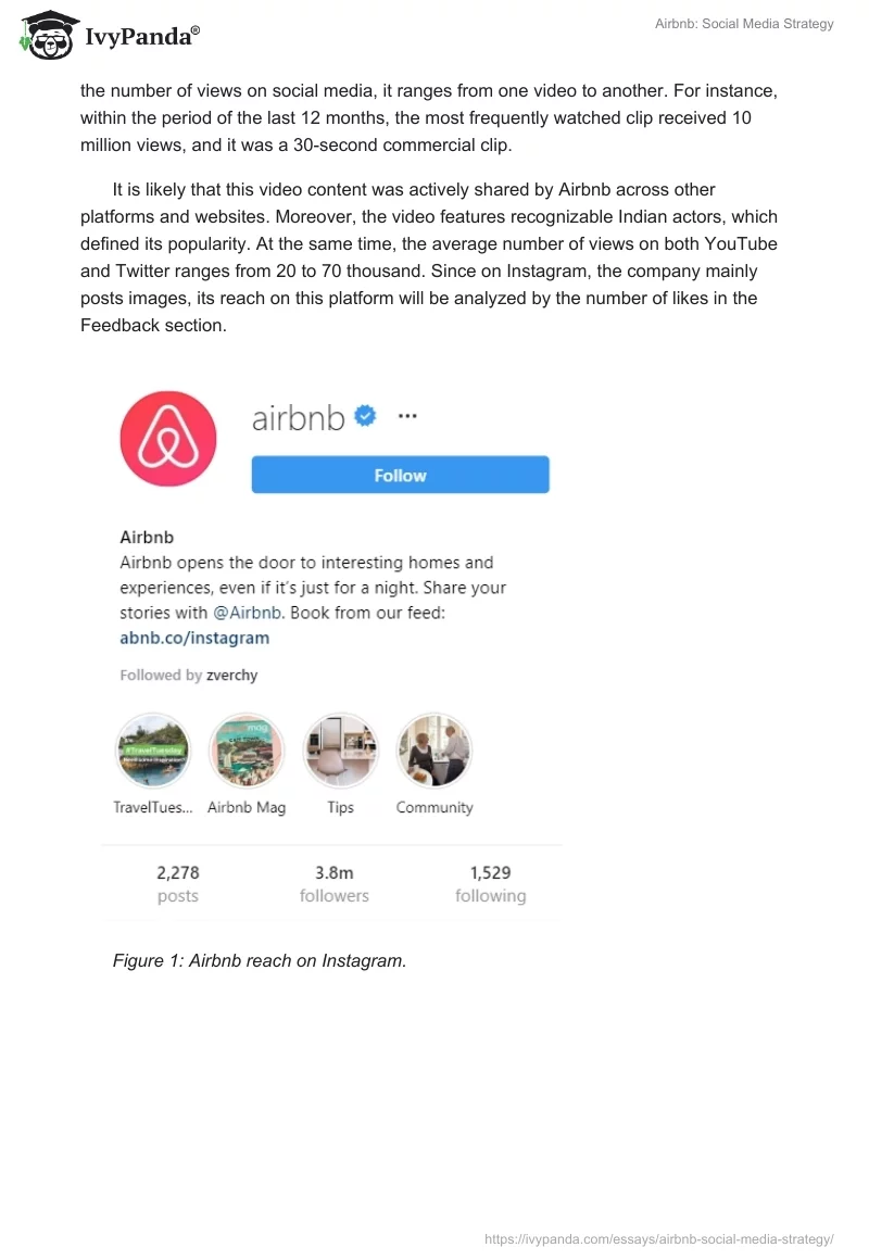 Airbnb: Social Media Strategy. Page 2