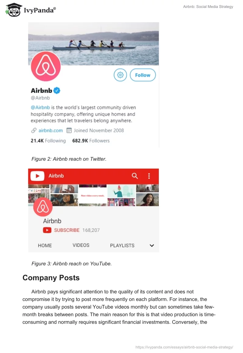 Airbnb: Social Media Strategy. Page 3