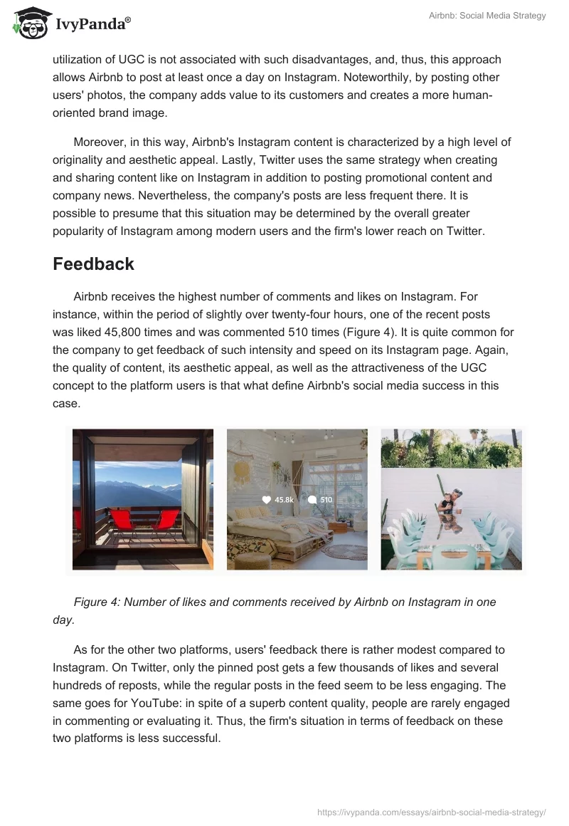 Airbnb: Social Media Strategy. Page 4
