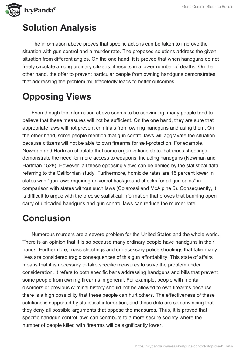 Guns Control: Stop the Bullets. Page 3