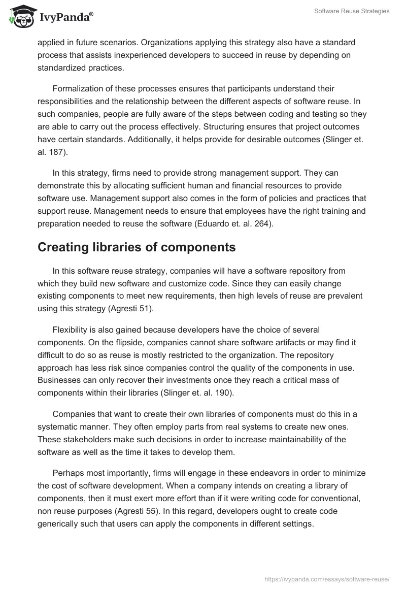 Software Reuse Strategies. Page 2