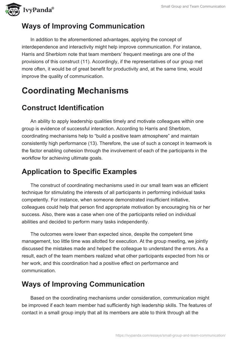Small Group and Team Communication. Page 2