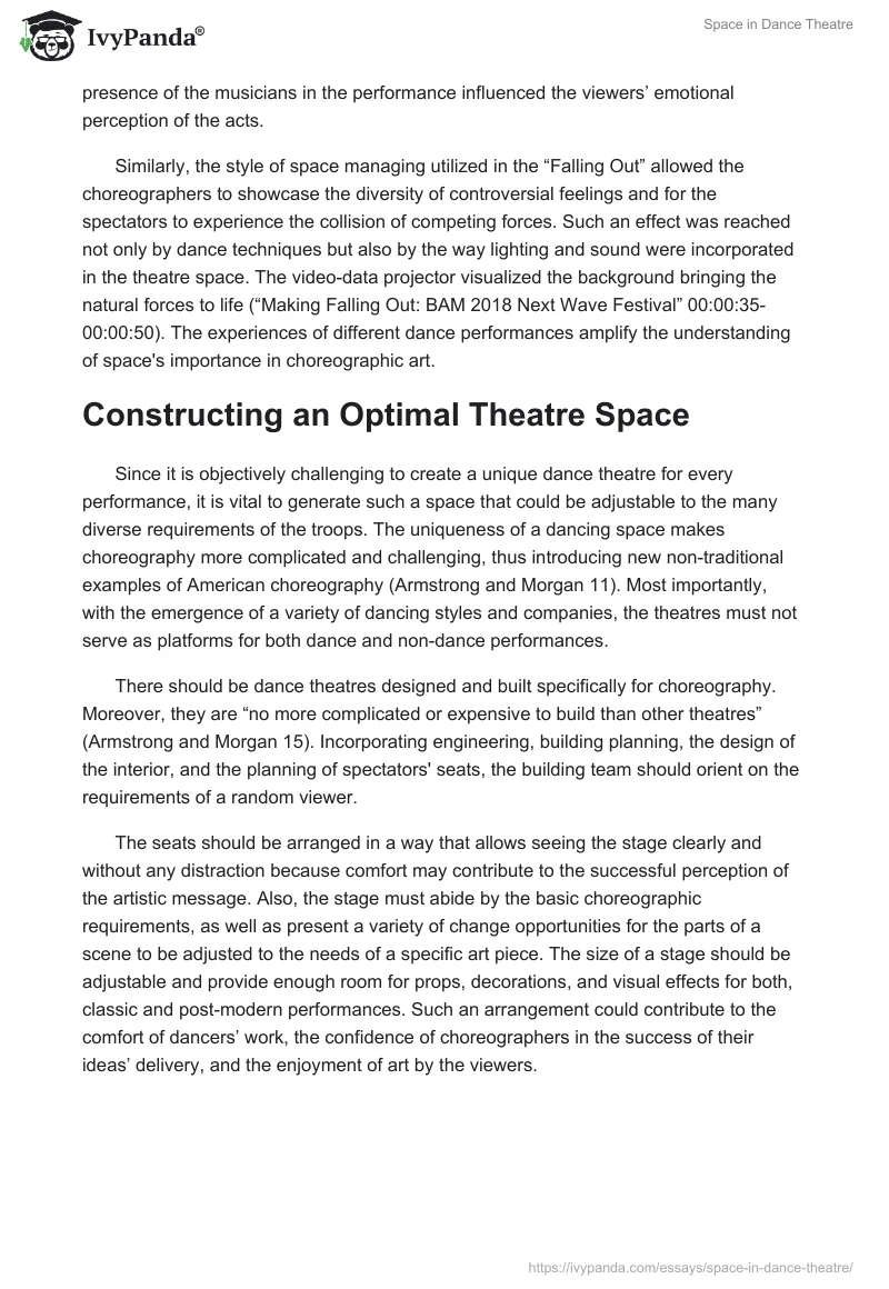 Space in Dance Theatre. Page 4