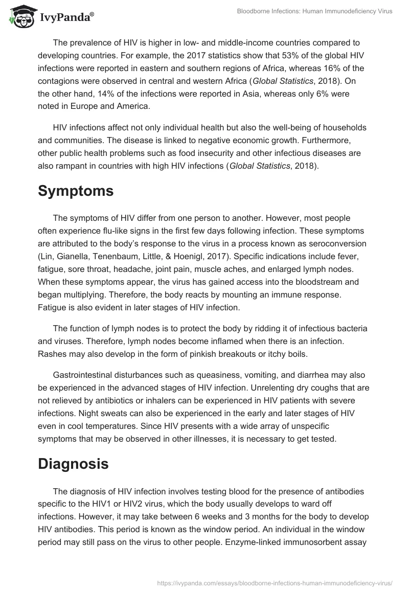 Bloodborne Infections: Human Immunodeficiency Virus. Page 5