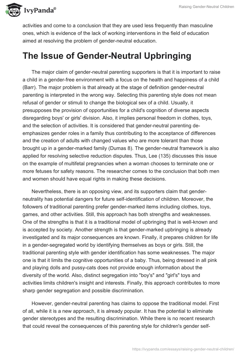 Raising Gender-Neutral Children. Page 2