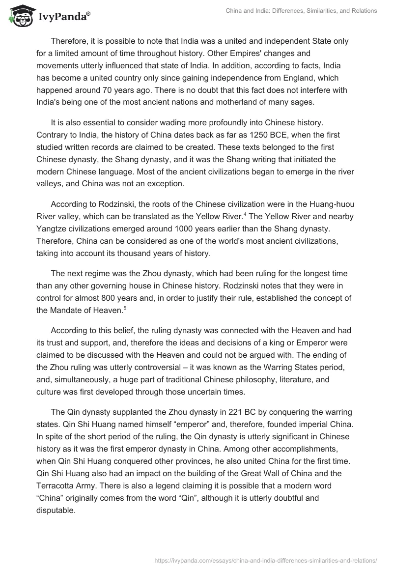 China and India: Differences, Similarities, and Relations. Page 2