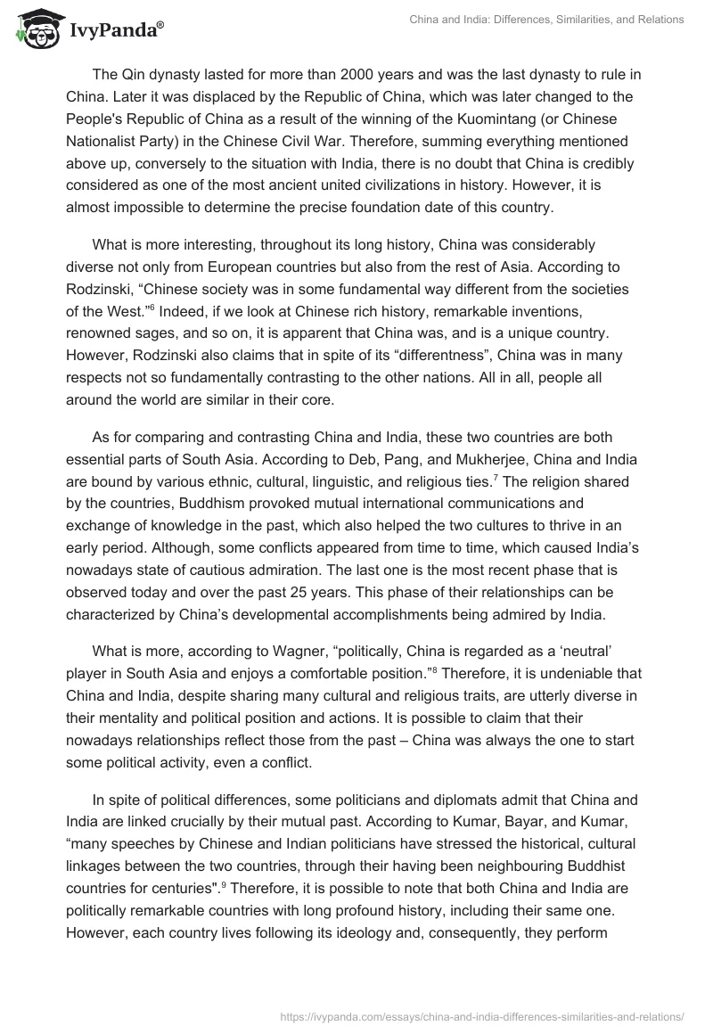 China and India: Differences, Similarities, and Relations. Page 3