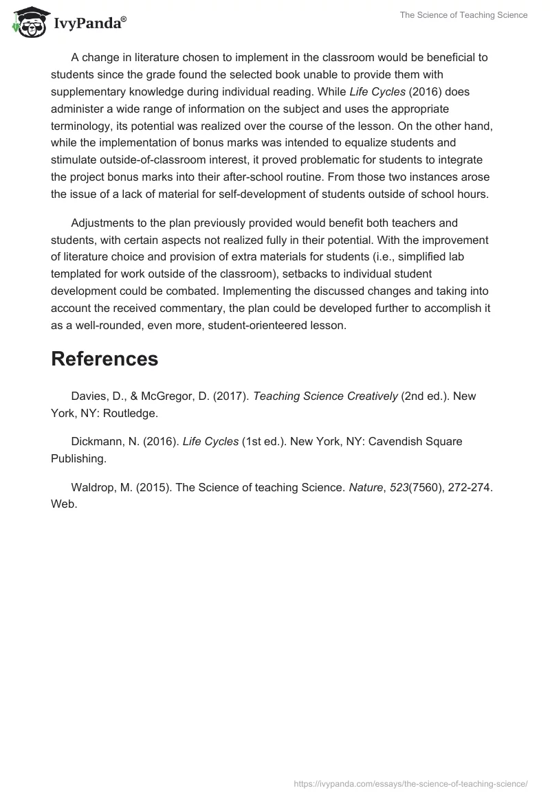 The Science of Teaching Science. Page 2