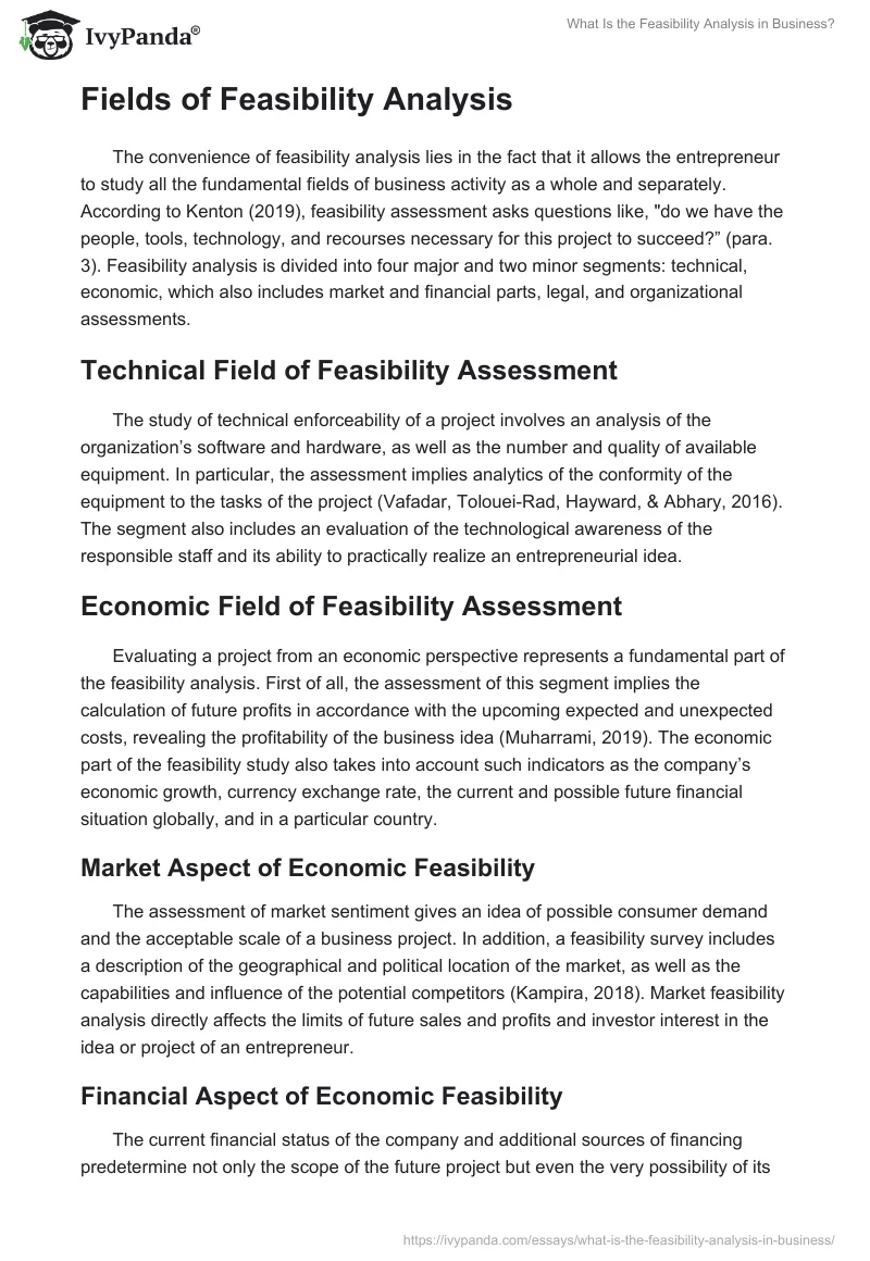 What Is the Feasibility Analysis in Business?. Page 2