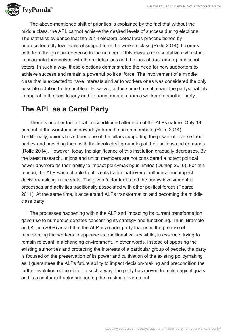 Australian Labor Party Is Not a ‘Workers’ Party. Page 4
