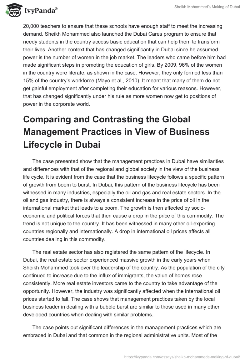 Sheikh Mohammed's Making of Dubai. Page 3