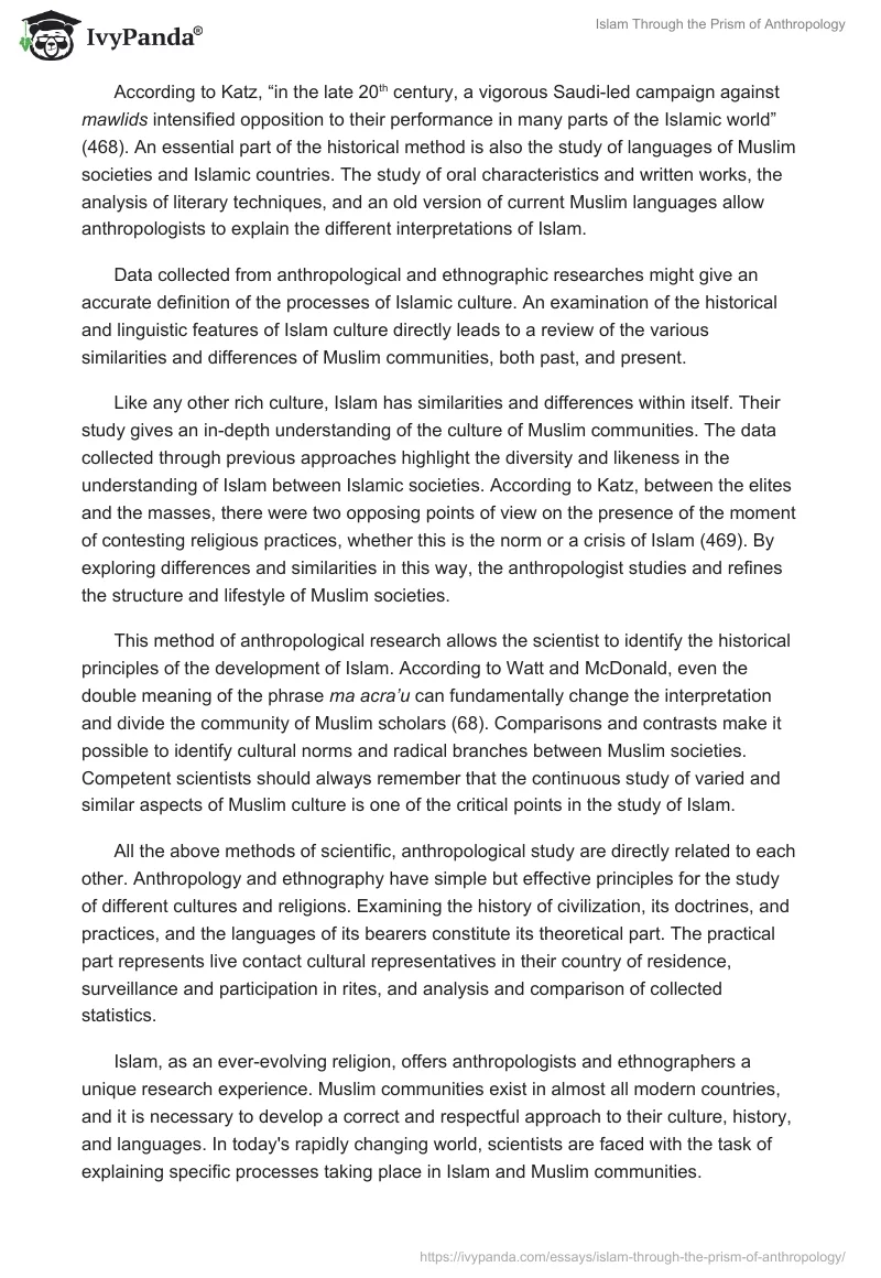 Islam Through the Prism of Anthropology. Page 3