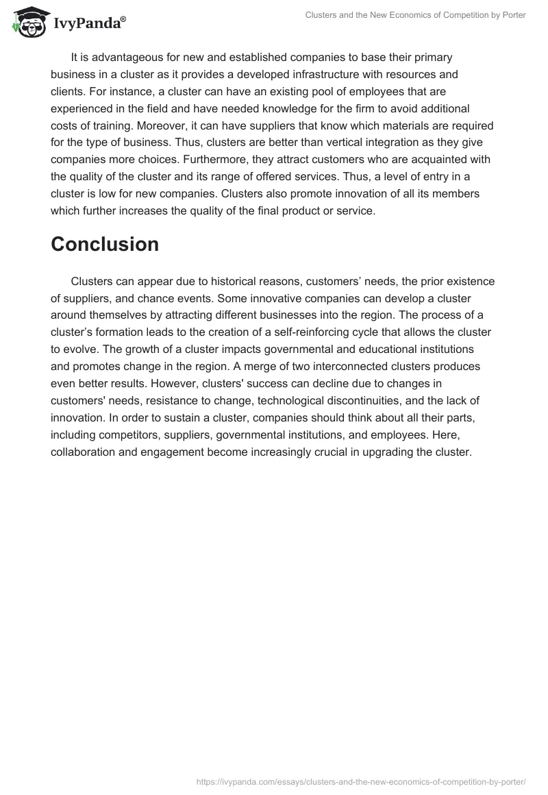"Clusters and the New Economics of Competition" by Porter. Page 2