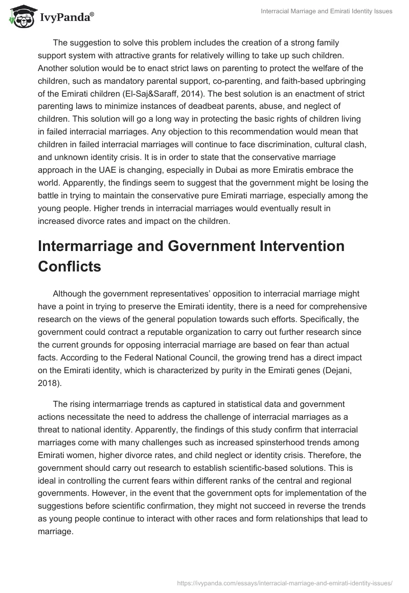 Interracial Marriage and Emirati Identity Issues. Page 4