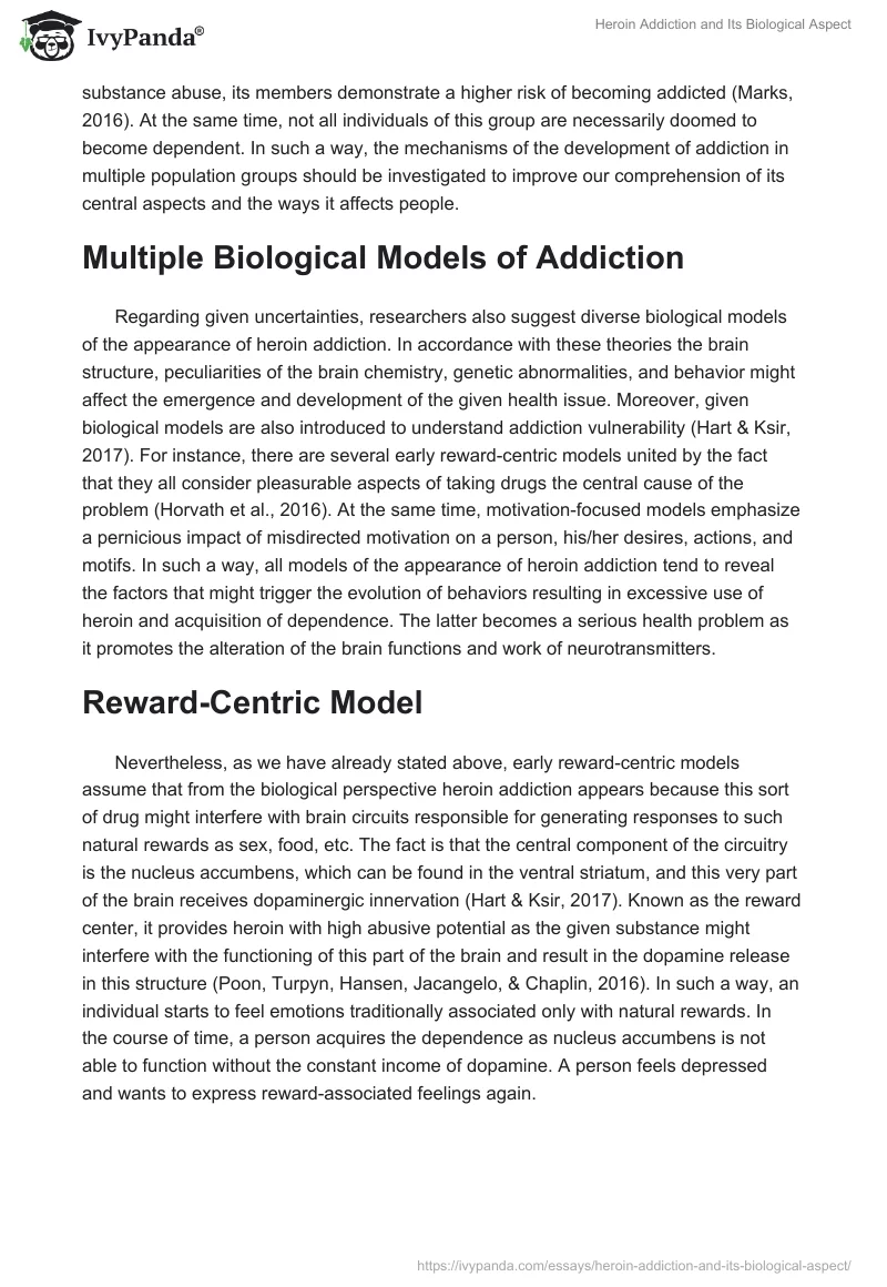 Heroin Addiction and Its Biological Aspect. Page 4