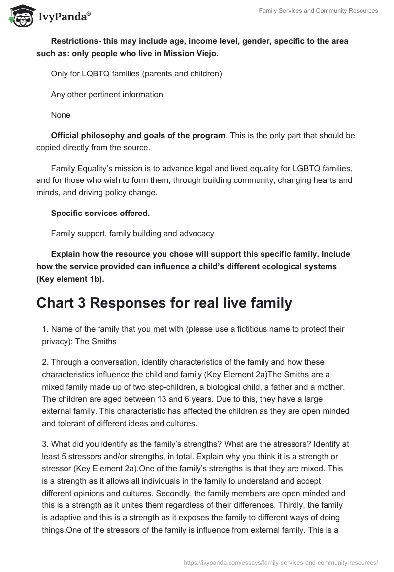 Family Services and Community Resources. Page 4
