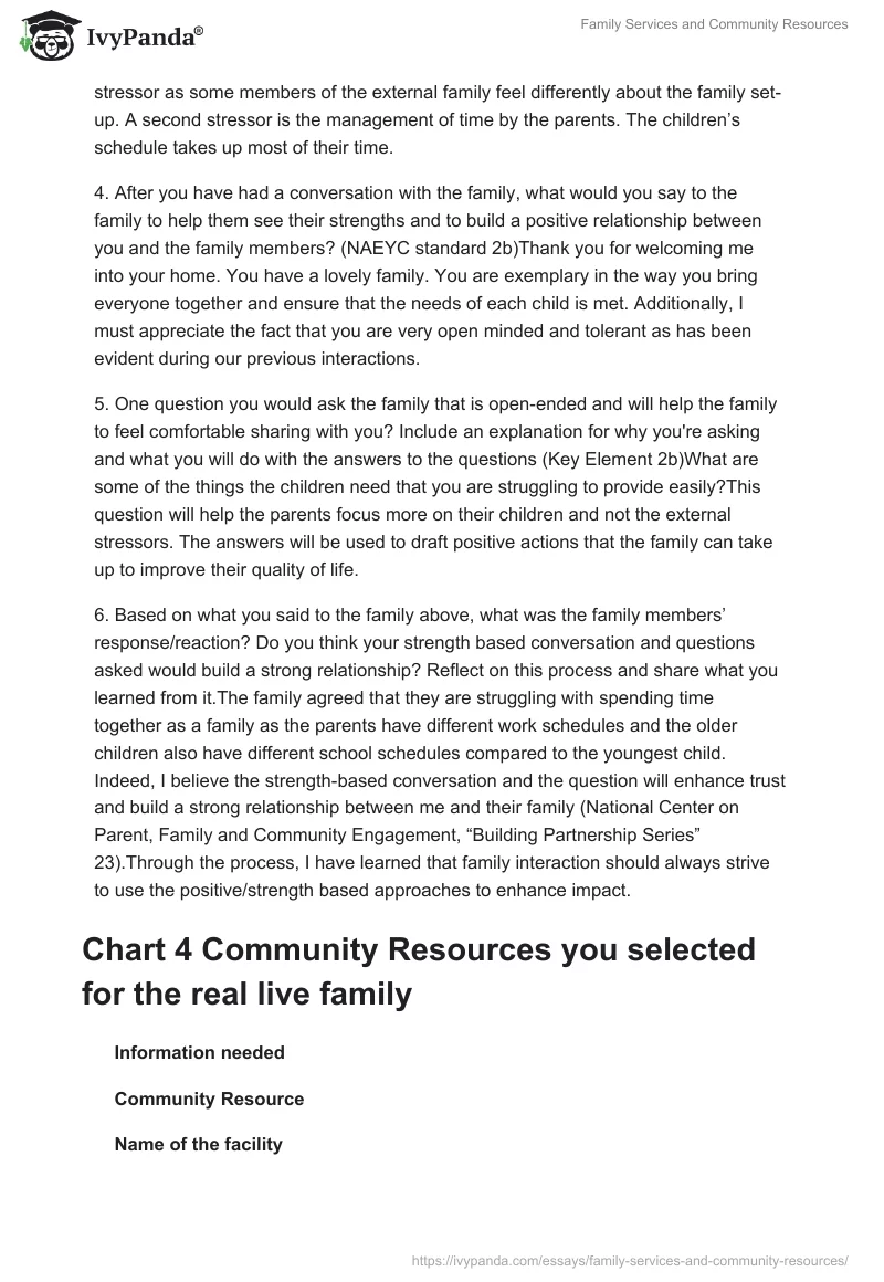 Family Services and Community Resources. Page 5