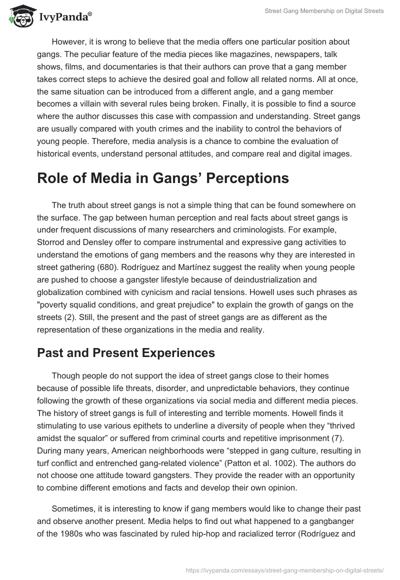 Street Gang Membership on Digital Streets. Page 2