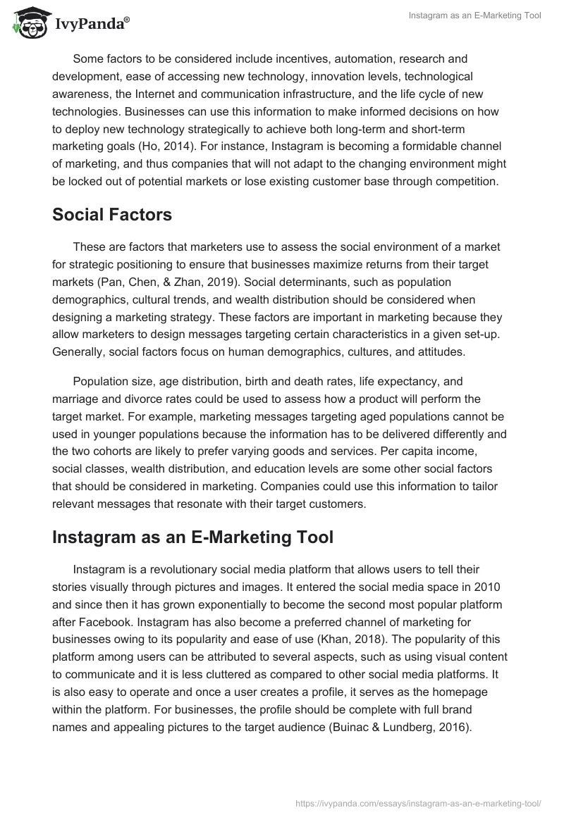 Instagram as an E-Marketing Tool. Page 4
