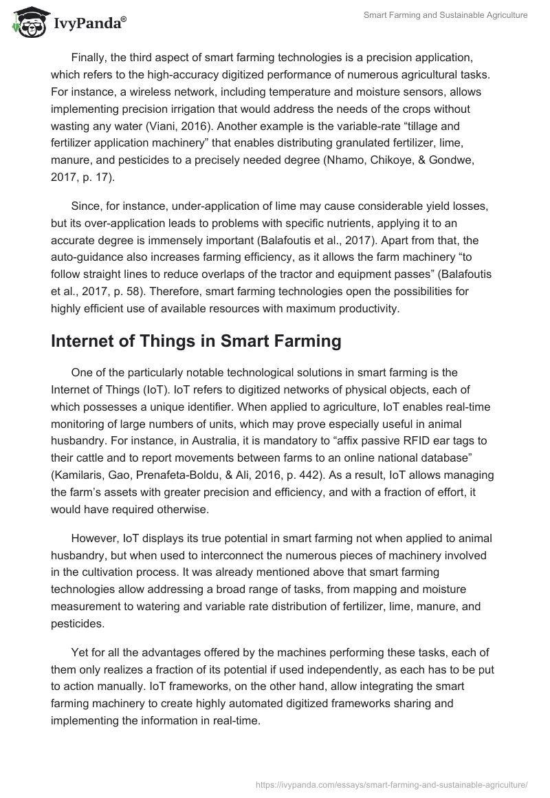 Smart Farming and Sustainable Agriculture. Page 4