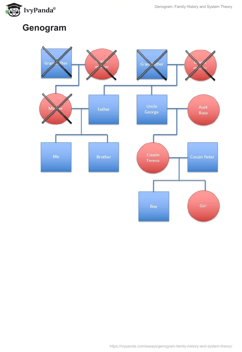 Genogram: Family History and System Theory. Page 3