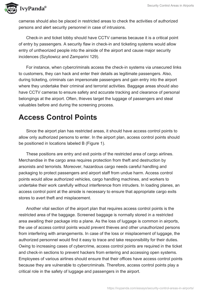Security Control Areas in Airports. Page 2