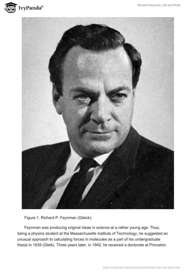 Richard Feynman: Life and Work. Page 2