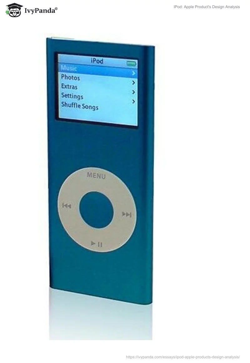 IPod: Apple Product's Design Analysis. Page 5