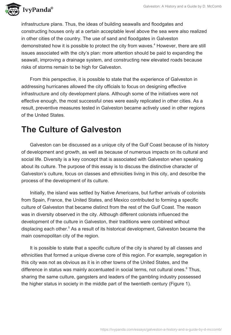 "Galveston: A History and a Guide" by D. McComb. Page 2