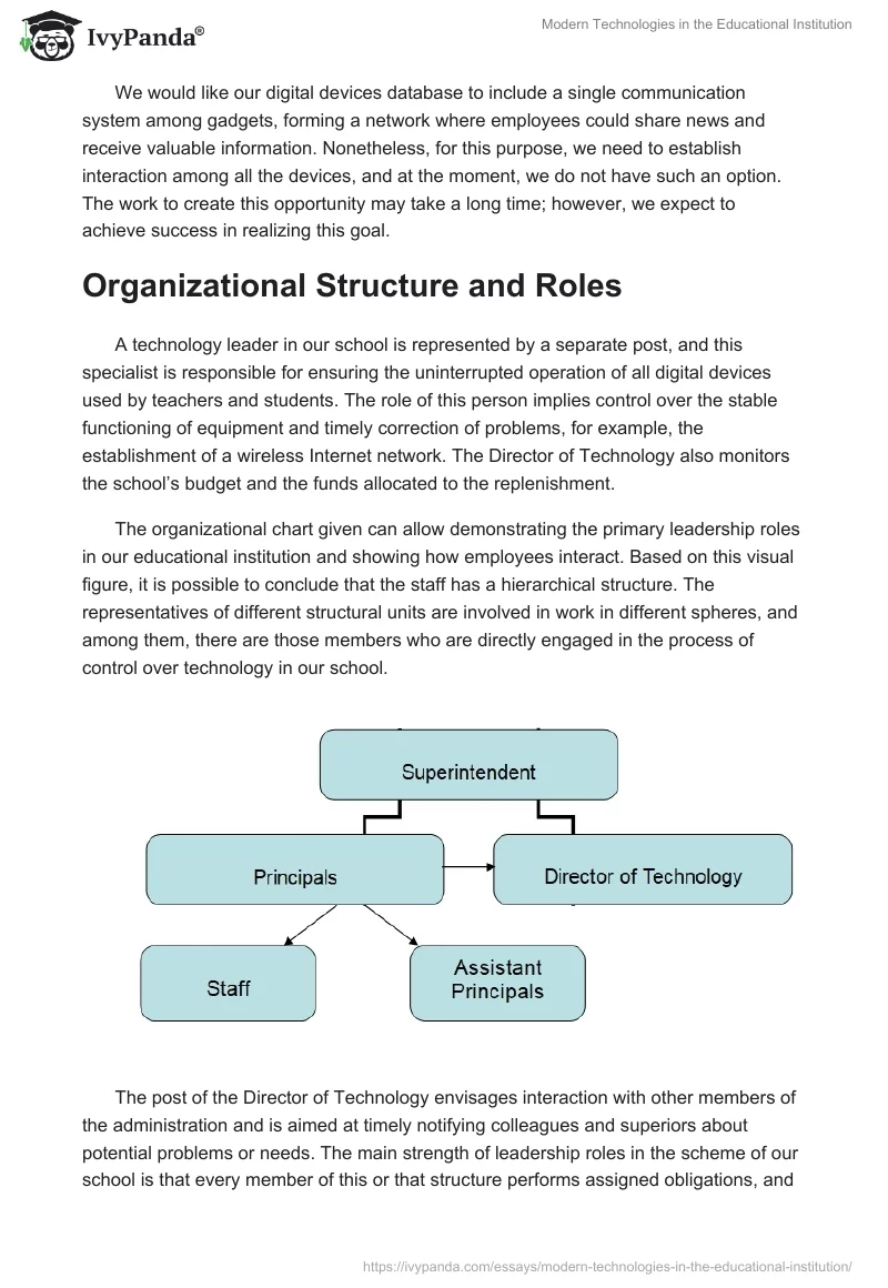 Modern Technologies in the Educational Institution. Page 3