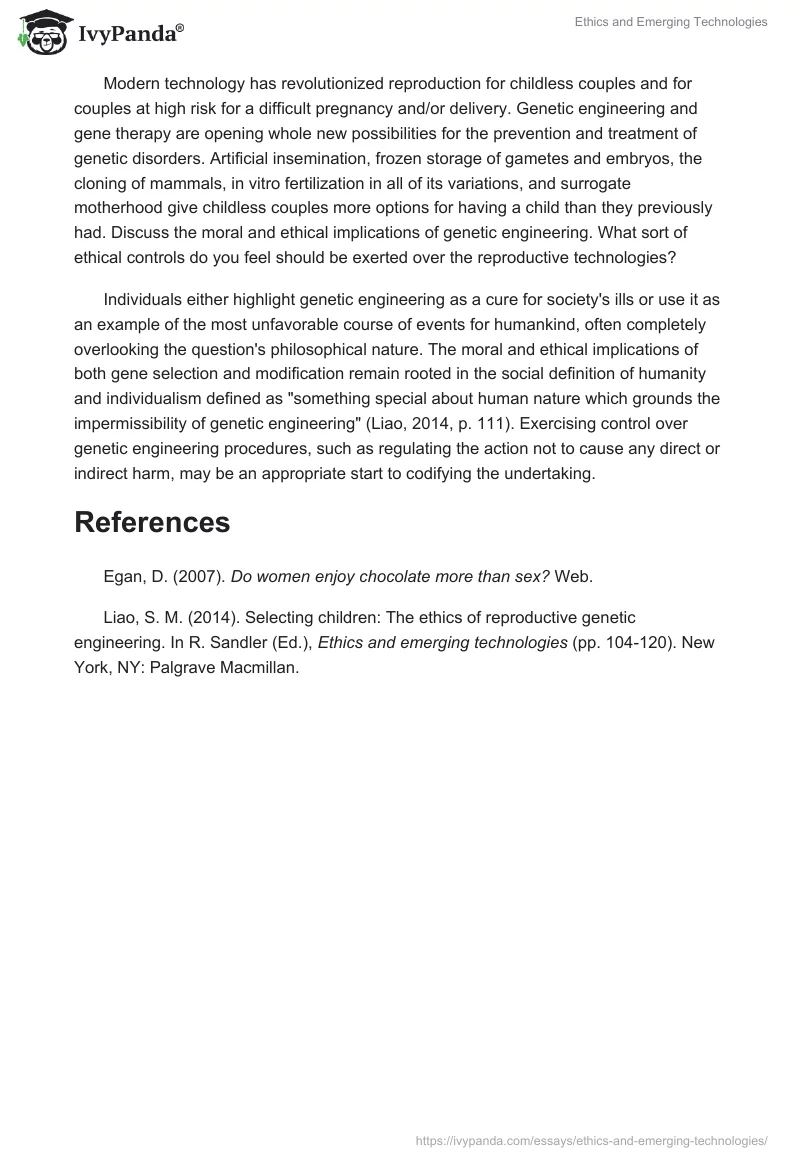 Ethics and Emerging Technologies. Page 2