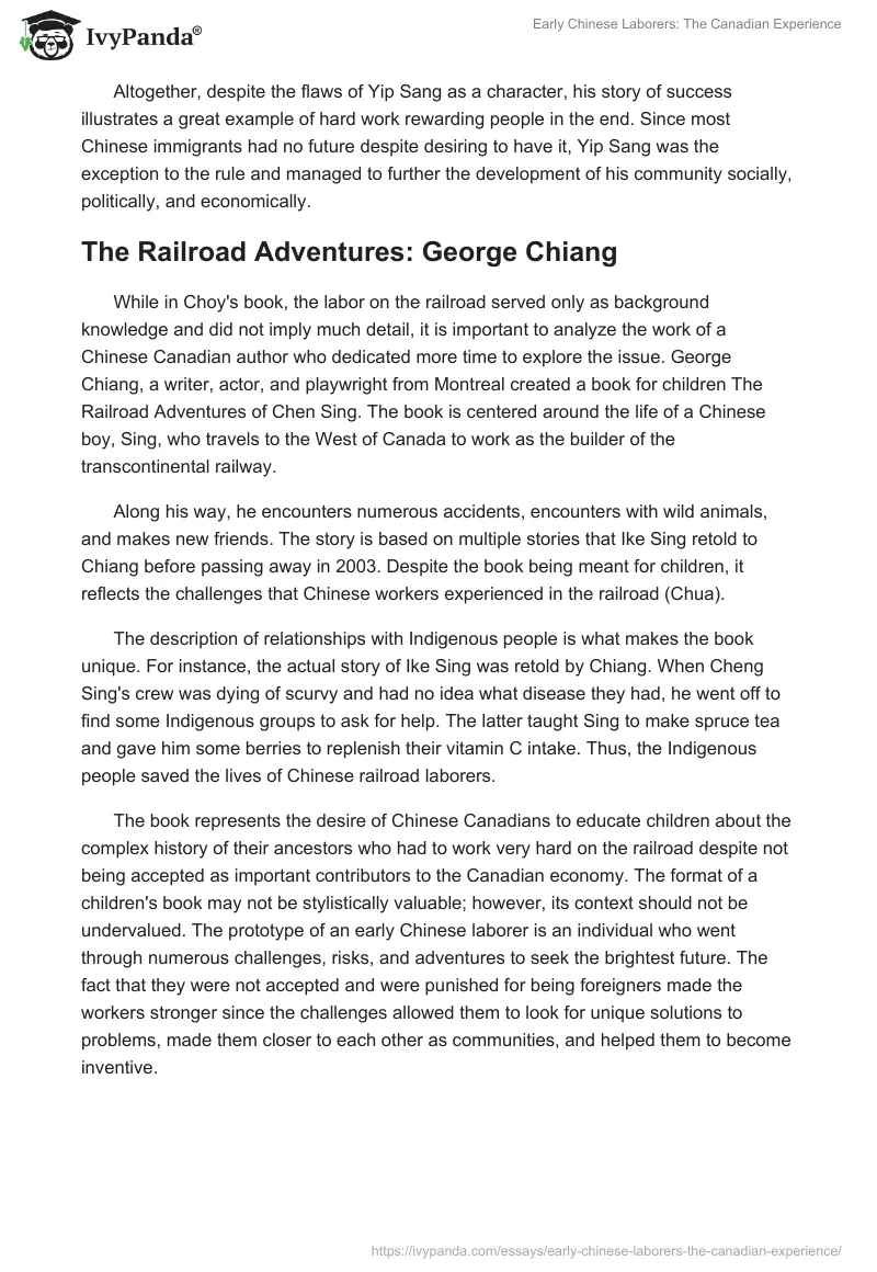 Early Chinese Laborers: The Canadian Experience. Page 4